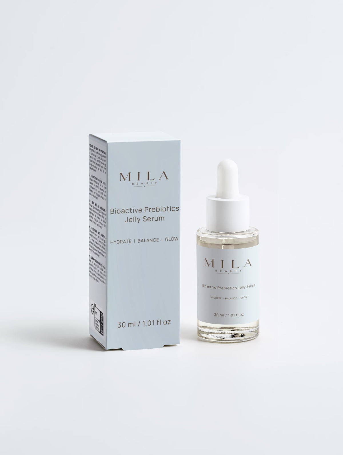 Gelserum med prebiotika