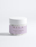 Badesalt med magnesium og lavendel