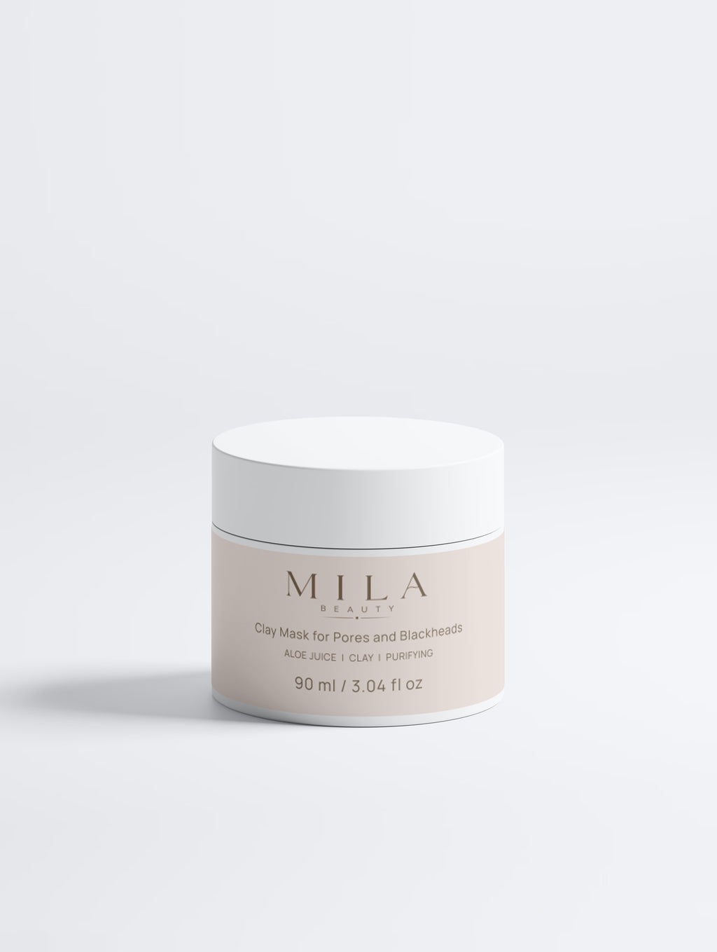 Leirmaske for porer og hudormer