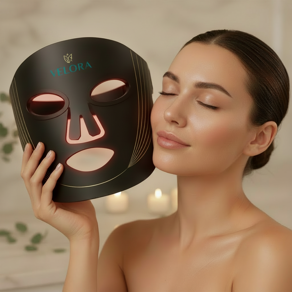 Velora maske med modell - nytt forsøk